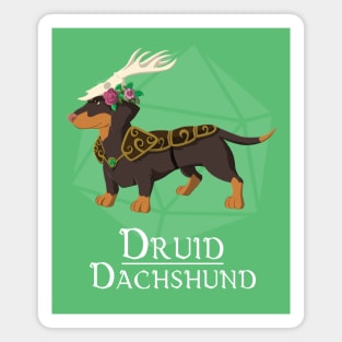 Druid Dachshund Magnet